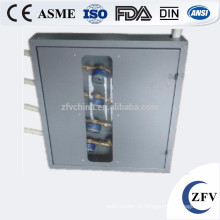 Medidor de água do ferro de molde exterior XDO proteger o tamanho da caixa